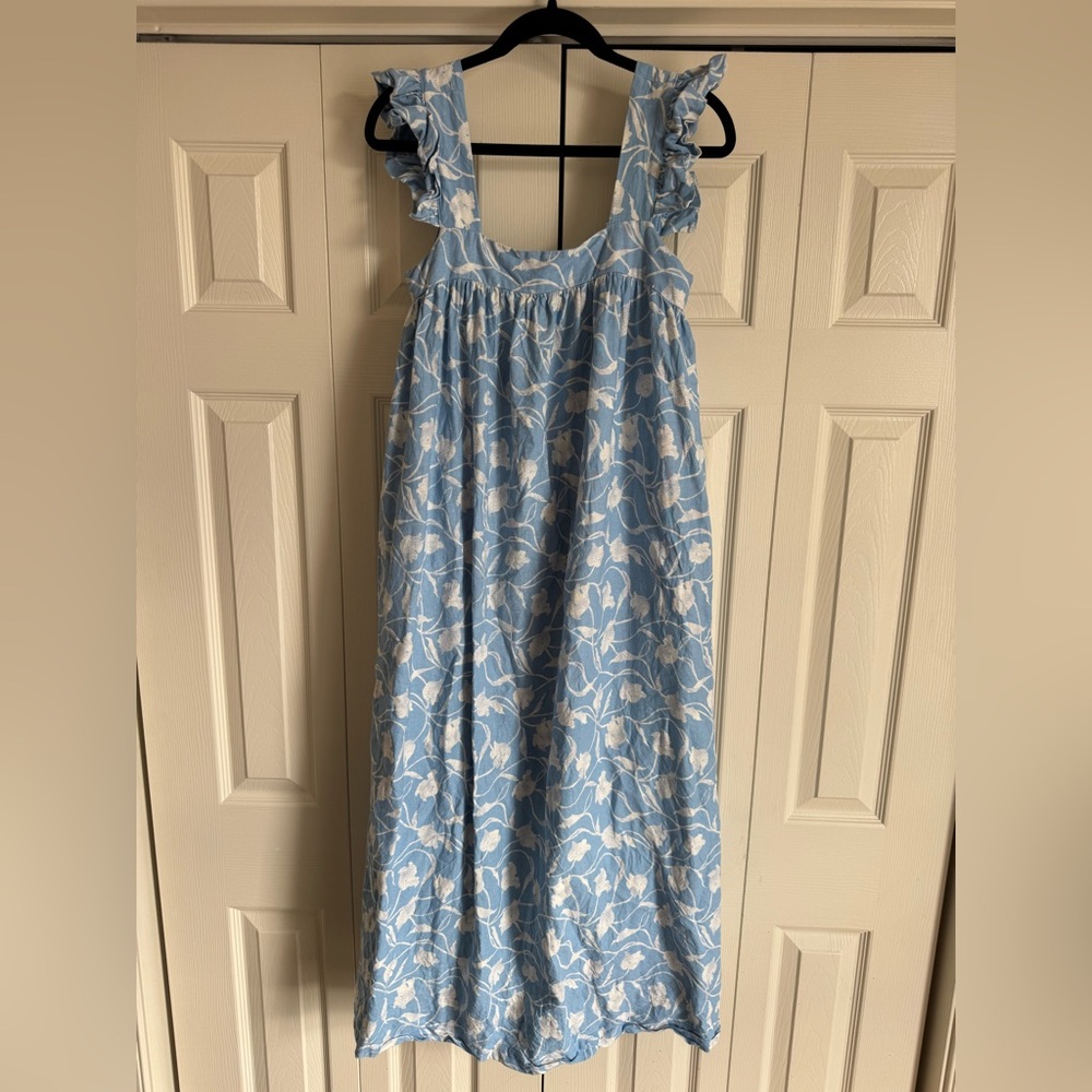 a new day Light Blue & White Floral Maxi Dress - Picture 2 of 9